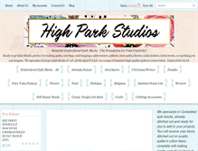 Tablet Screenshot of highparkstudios.com